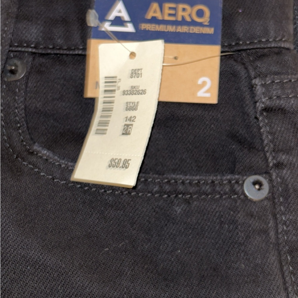 Black Distressed Women's Jeans - Picture 6 of 7